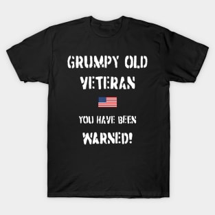 Grumpy Old Veteran (USA) T-Shirt